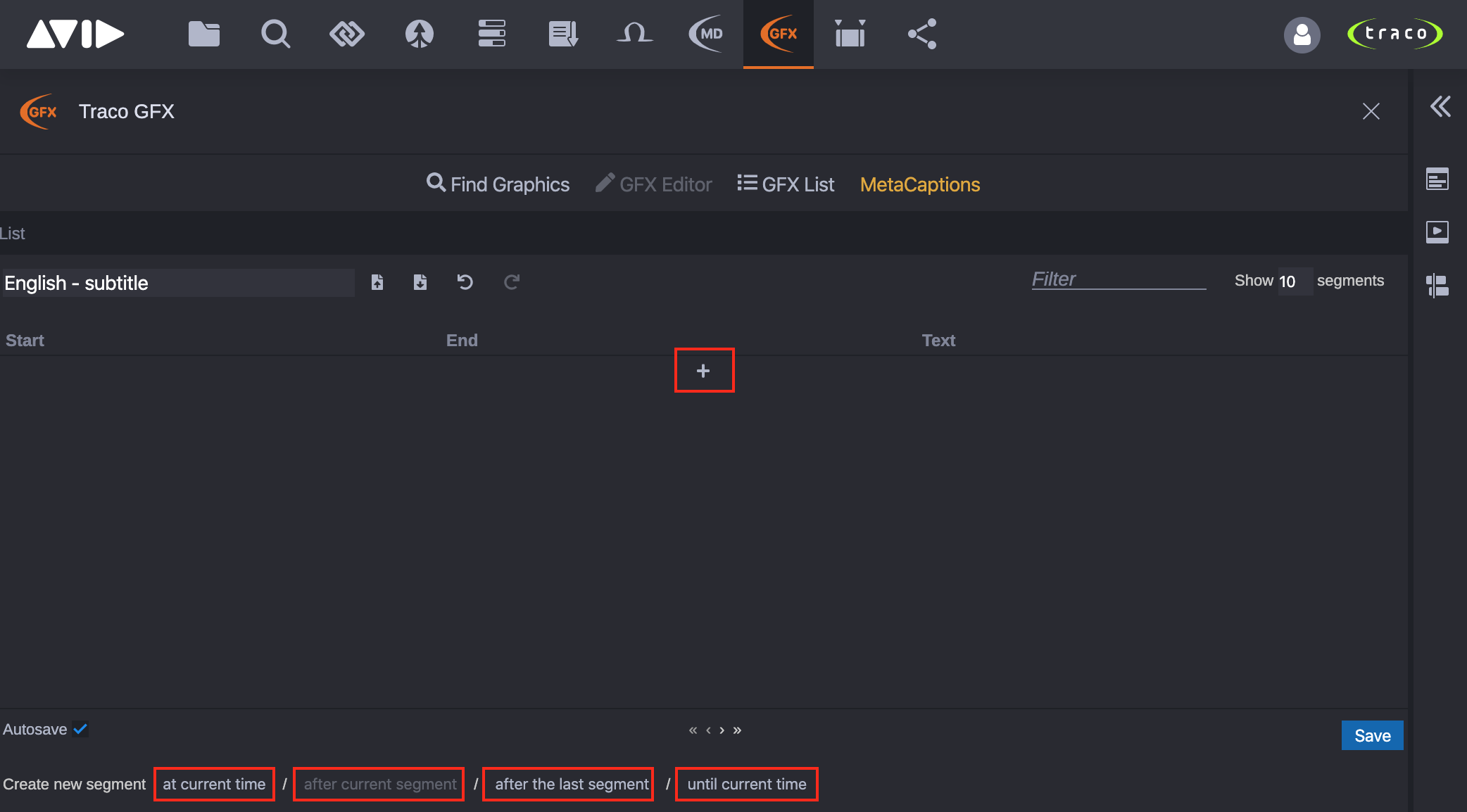 Create Segment