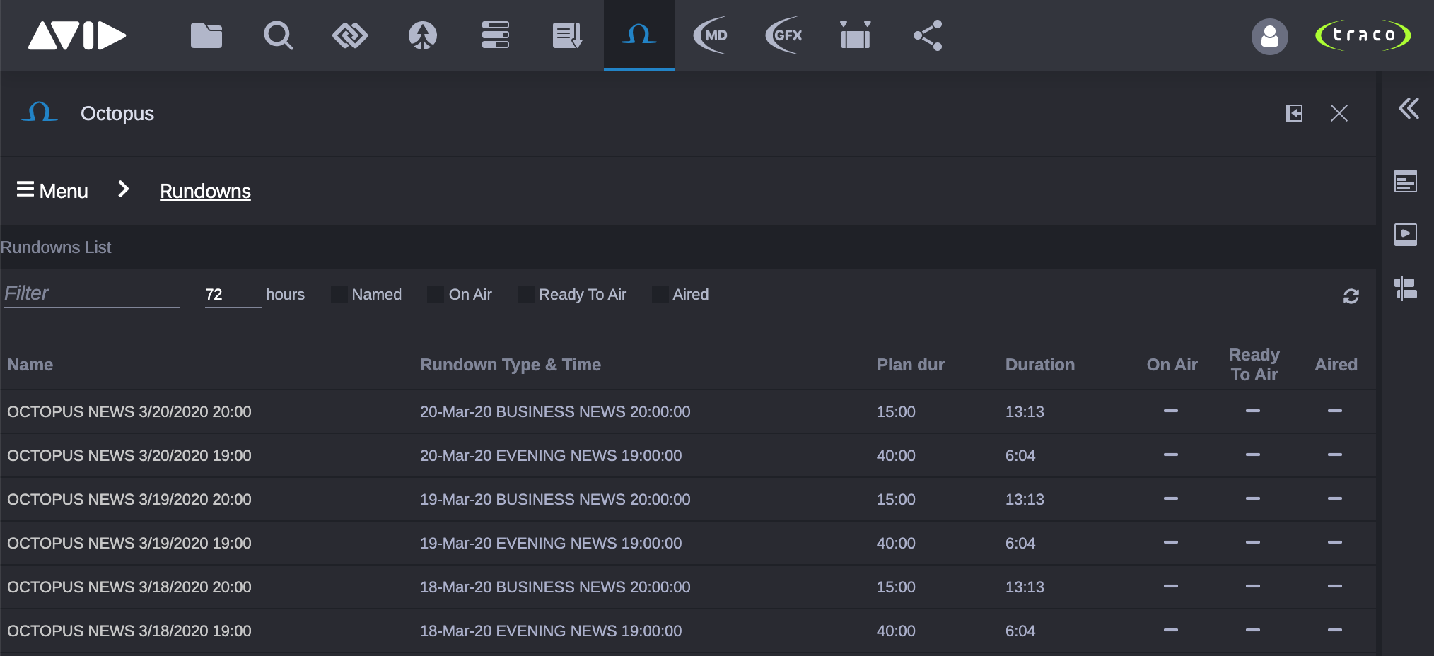 Cloud UX App Menu