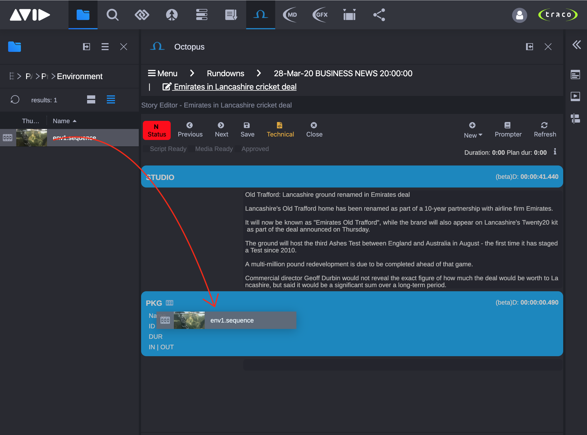 Assign Asset to with Story Element